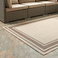 Modway Rim Solid Border Indoor and Outdoor Area Rug FredCo