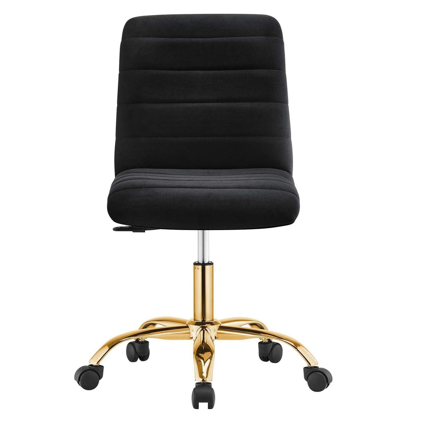 Modway Ripple Armless Performance Velvet Office Chair FredCo