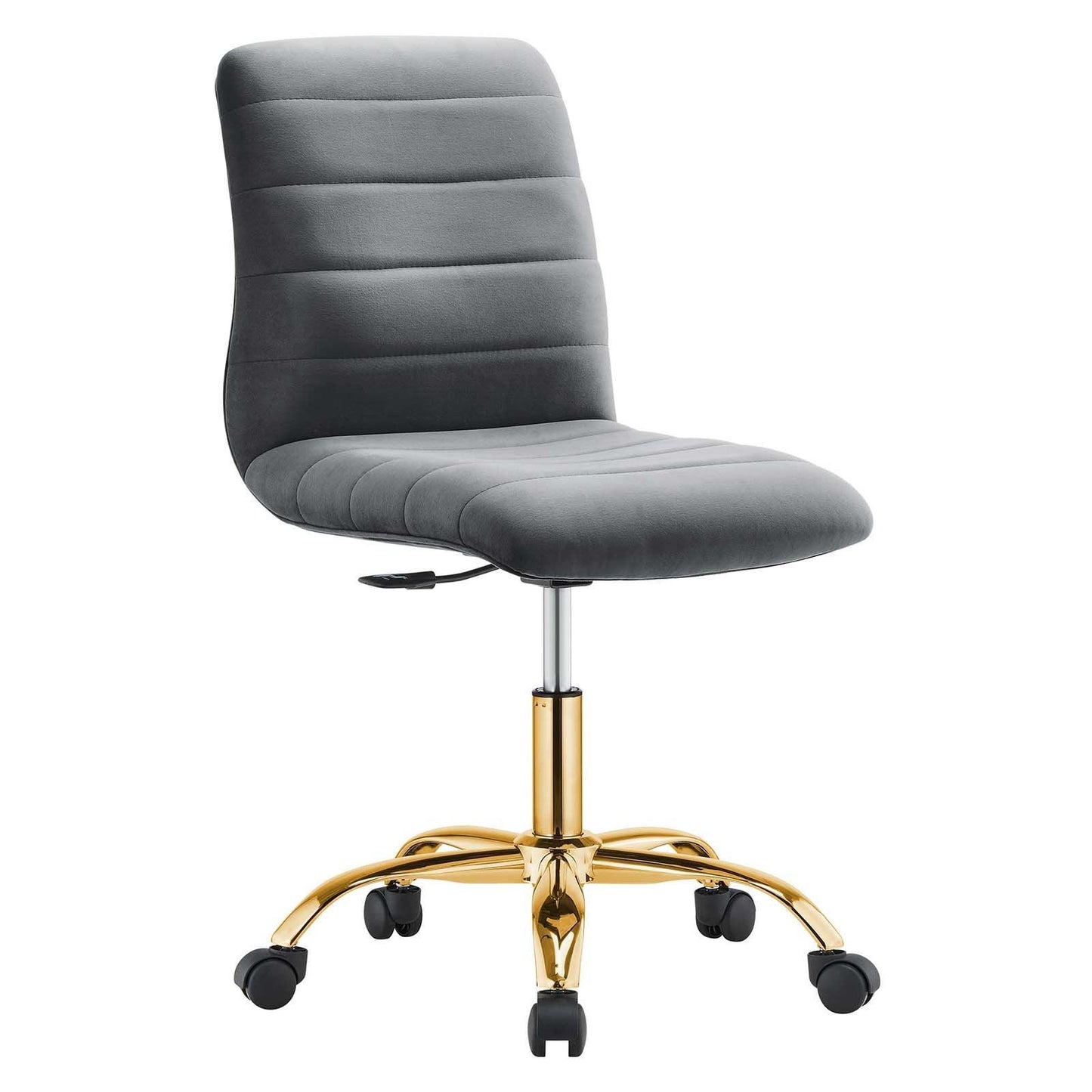 Modway Ripple Armless Performance Velvet Office Chair FredCo