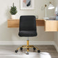 Modway Ripple Armless Performance Velvet Office Chair FredCo