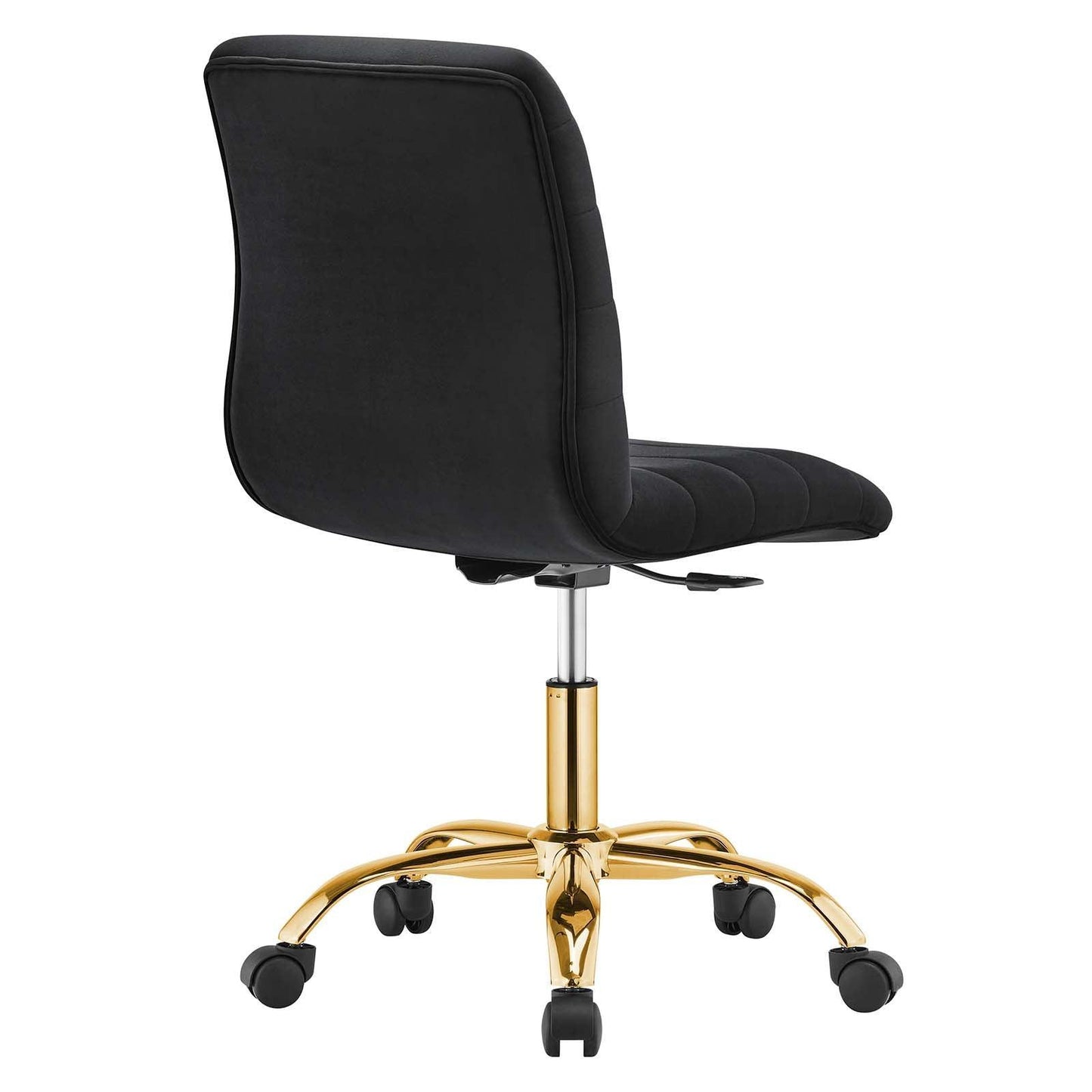 Modway Ripple Armless Performance Velvet Office Chair FredCo