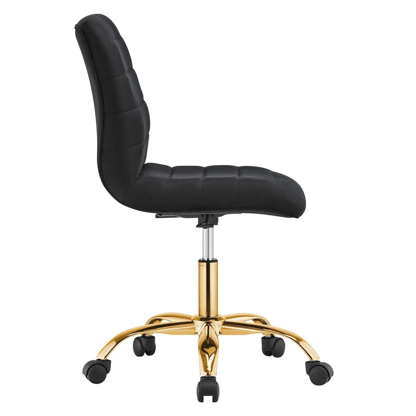 Modway Ripple Armless Performance Velvet Office Chair FredCo
