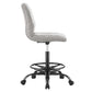 Modway Ripple Armless Vegan Leather Drafting Chair FredCo