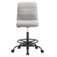 Modway Ripple Armless Vegan Leather Drafting Chair FredCo