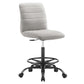Modway Ripple Armless Vegan Leather Drafting Chair FredCo