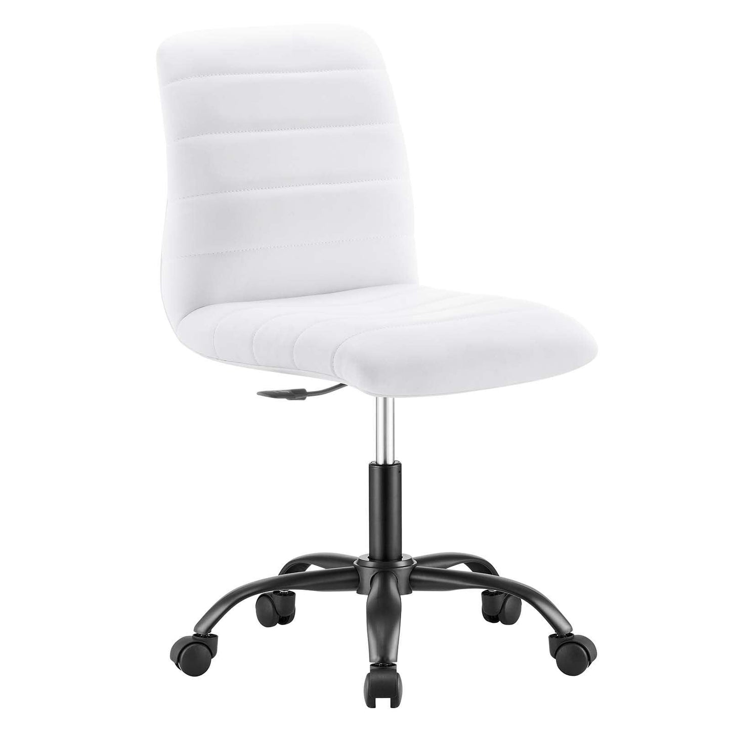 Modway Ripple Armless Vegan Leather Office Chair FredCo