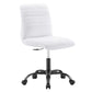Modway Ripple Armless Vegan Leather Office Chair FredCo