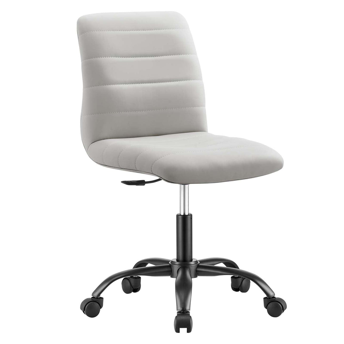 Modway Ripple Armless Vegan Leather Office Chair FredCo