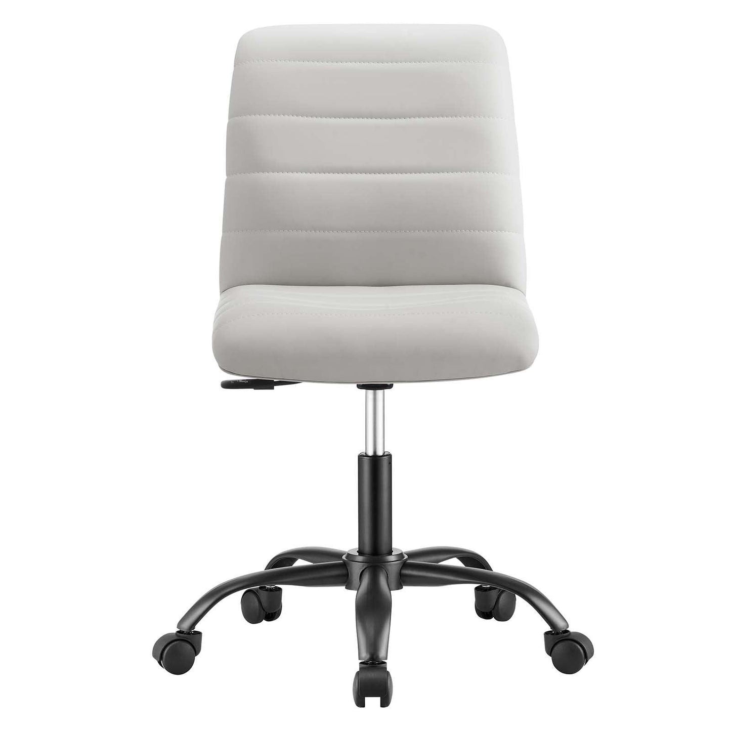 Modway Ripple Armless Vegan Leather Office Chair FredCo