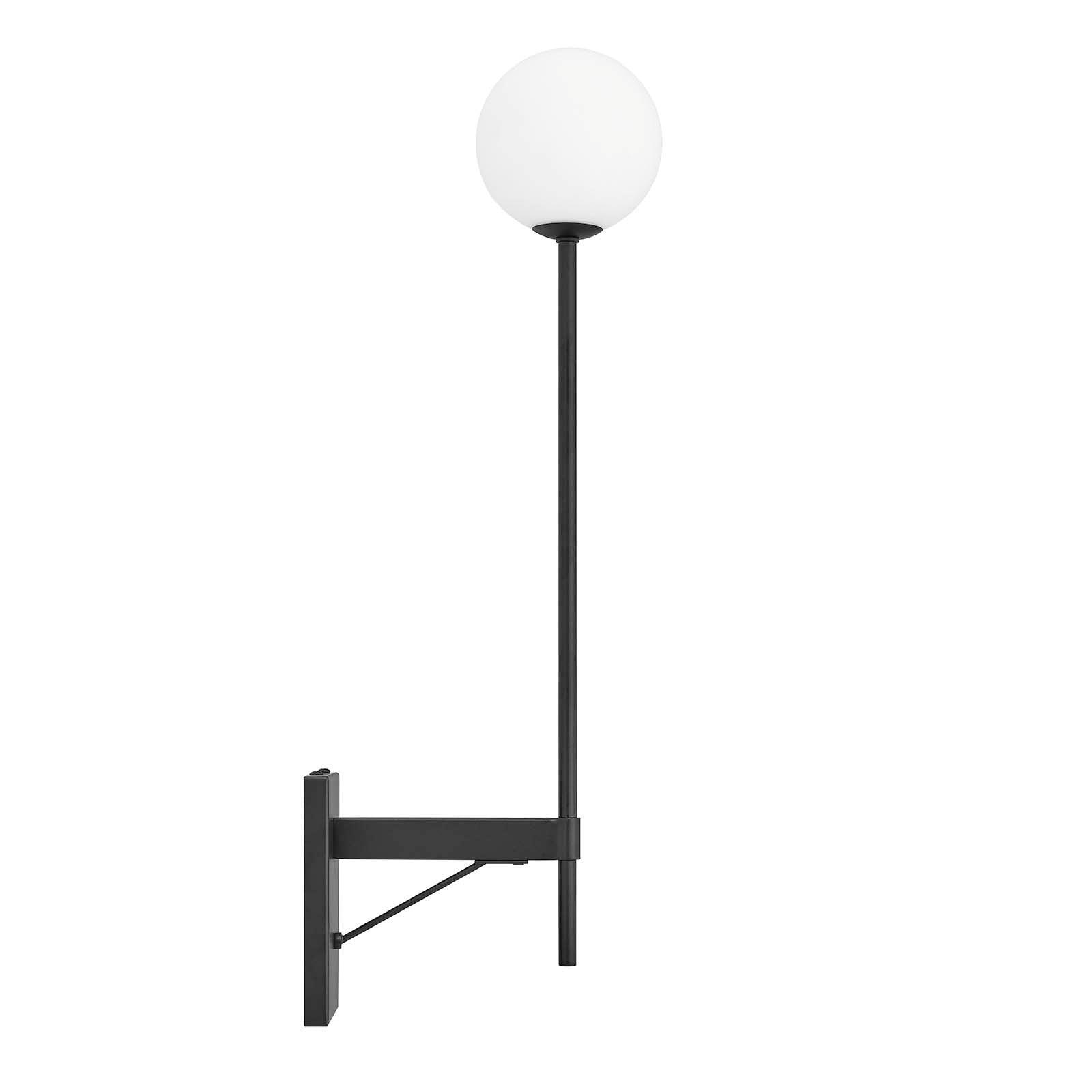 Modway Riva White Globe Wall Sconce FredCo