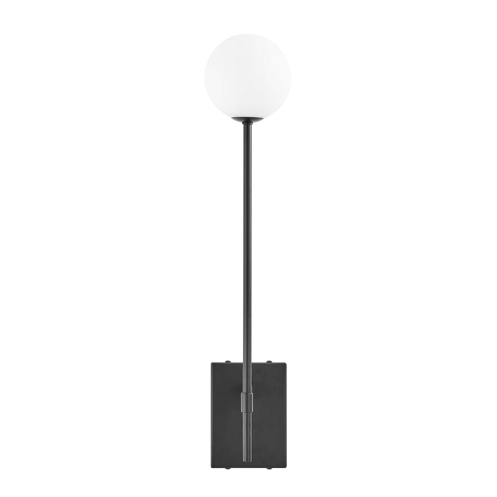 Modway Riva White Globe Wall Sconce FredCo
