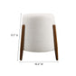 Modway Riven Upholstered Boucle Fabric Ottoman FredCo