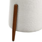 Modway Riven Upholstered Boucle Fabric Ottoman FredCo