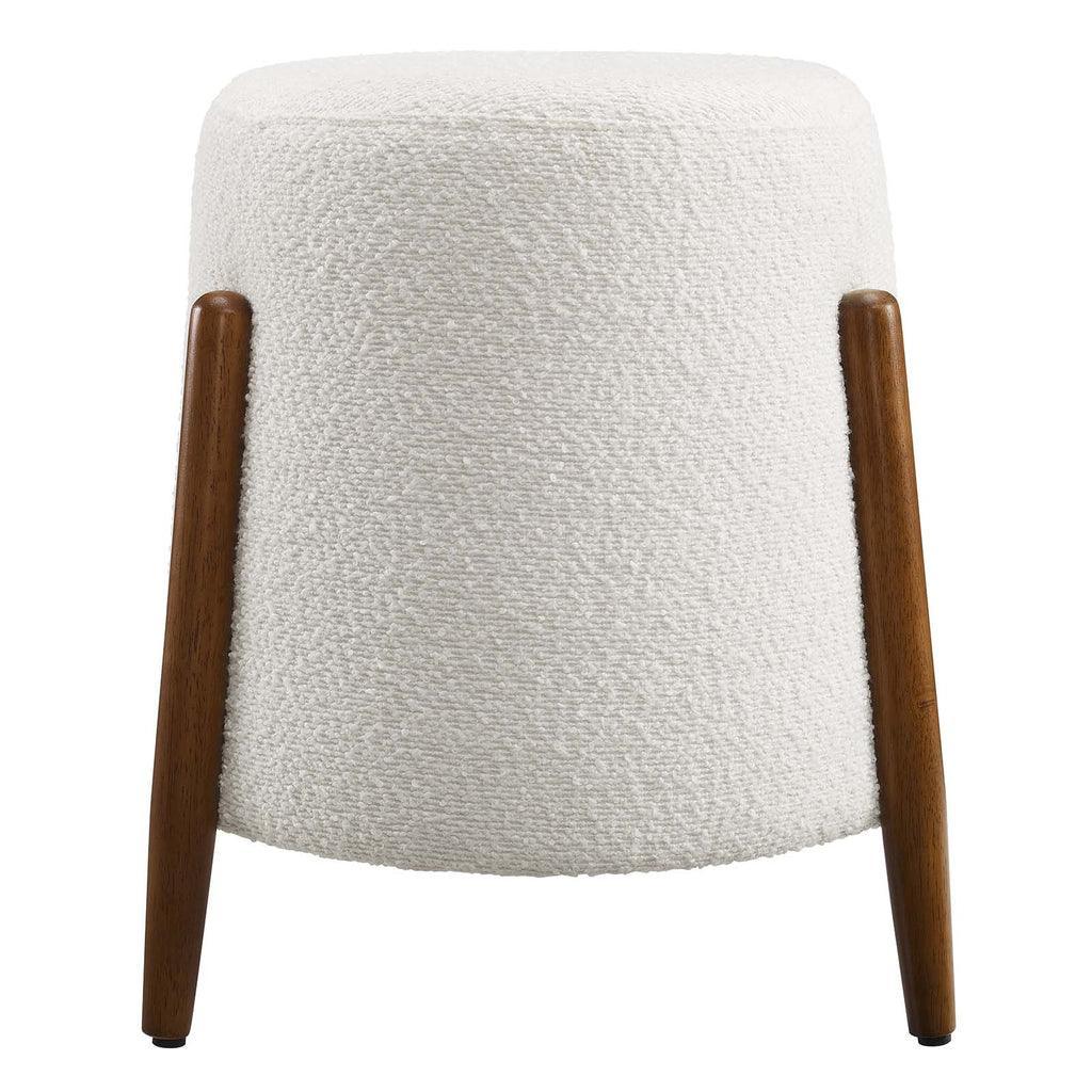Modway Riven Upholstered Boucle Fabric Ottoman FredCo
