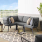 Modway Riverside 4 Piece Outdoor Patio Aluminum Sectional FredCo
