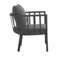 Modway Riverside 4 Piece Outdoor Patio Aluminum Set FredCo