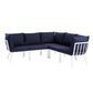 Modway Riverside 5 Piece Outdoor Patio Aluminum Sectional FredCo