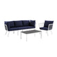 Modway Riverside 5 Piece Outdoor Patio Aluminum Set FredCo