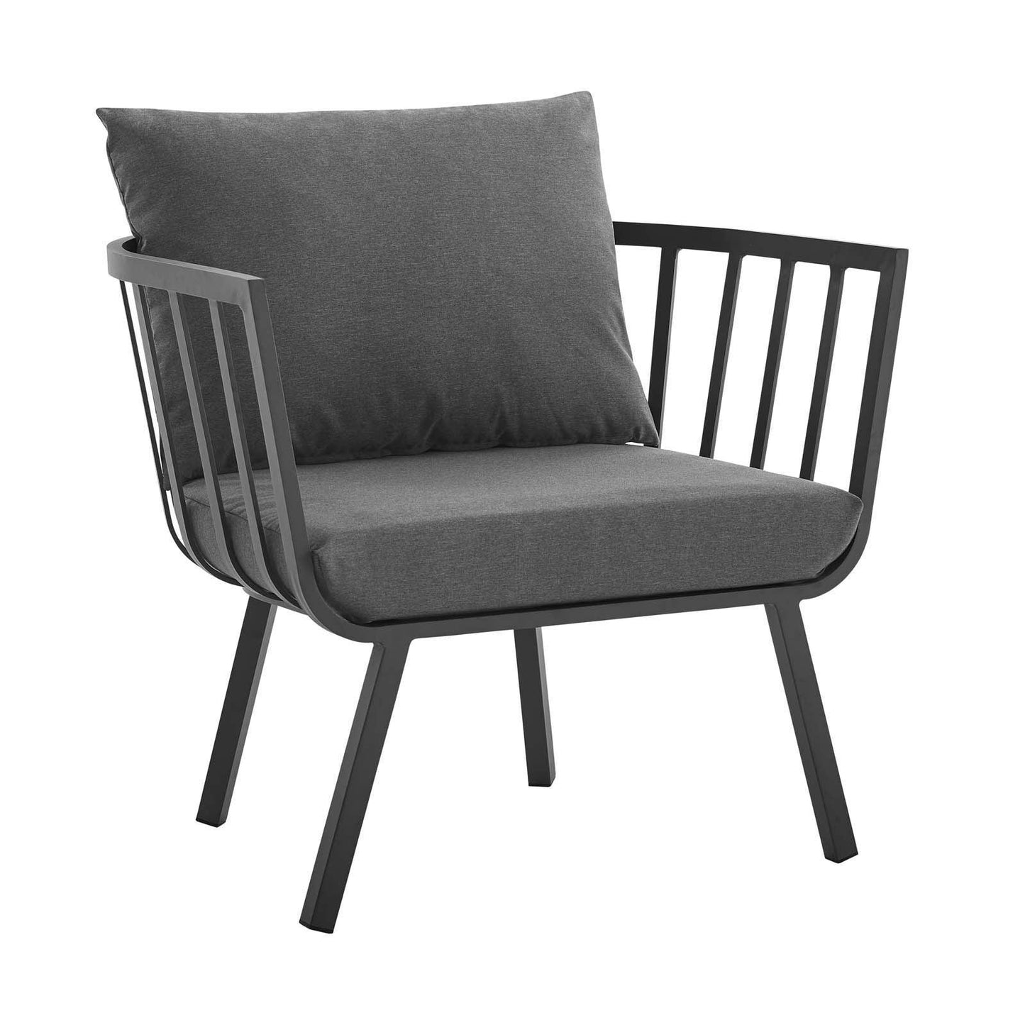 Modway Riverside 5 Piece Outdoor Patio Aluminum Set FredCo