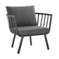 Modway Riverside 5 Piece Outdoor Patio Aluminum Set FredCo
