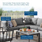 Modway Riverside 6 Piece Outdoor Patio Aluminum Set FredCo