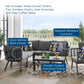 Modway Riverside 7 Piece Outdoor Patio Aluminum Set FredCo