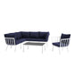 Modway Riverside 7 Piece Outdoor Patio Aluminum Set FredCo