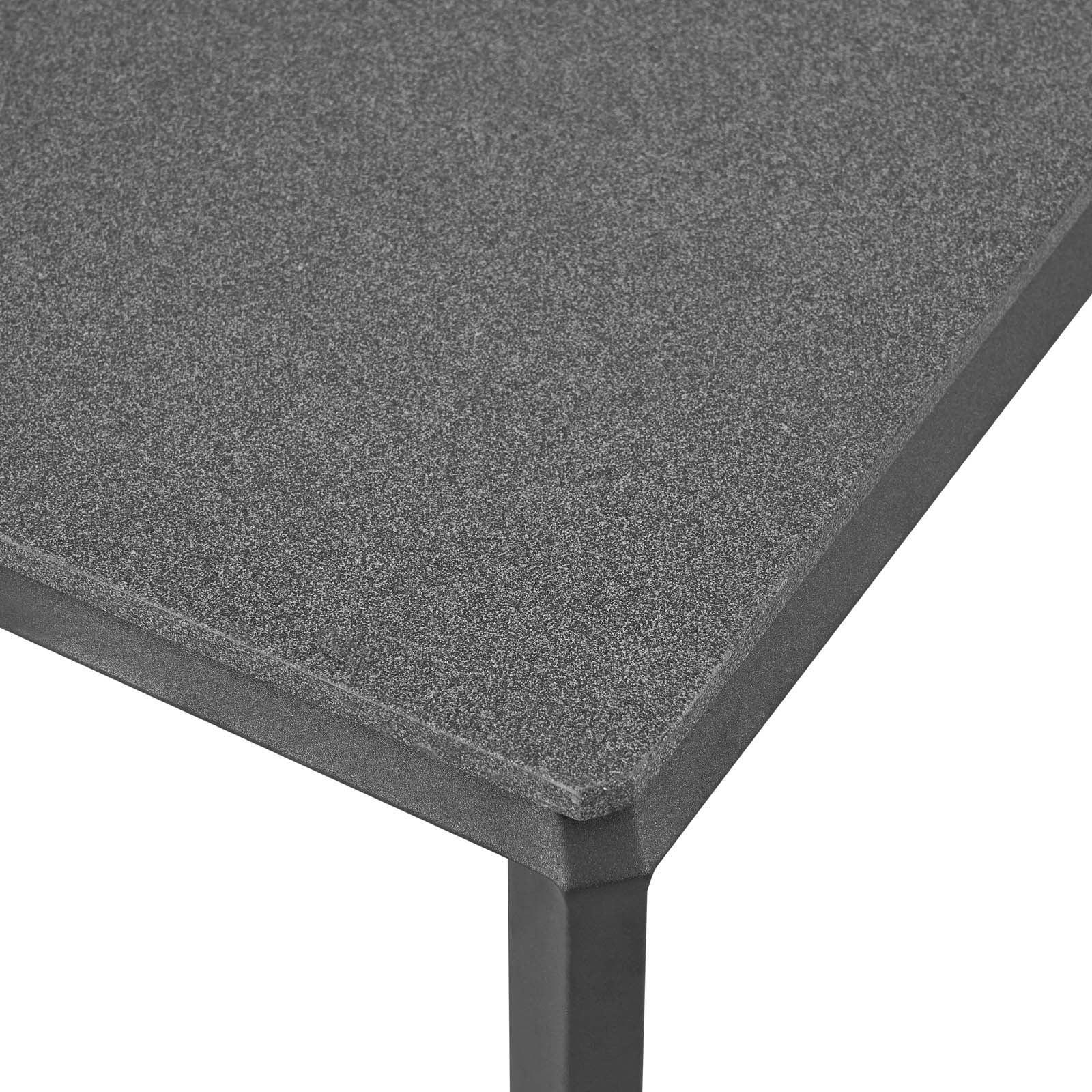 Modway Riverside Aluminum Outdoor Patio Coffee Table FredCo