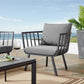 Modway Riverside Outdoor Patio Aluminum Armchair FredCo