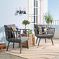 Modway Riverside Outdoor Patio Aluminum Armchair Set of 2 FredCo