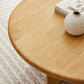 Modway Rivian Round 34" Coffee Table Solid Mango Wood FredCo