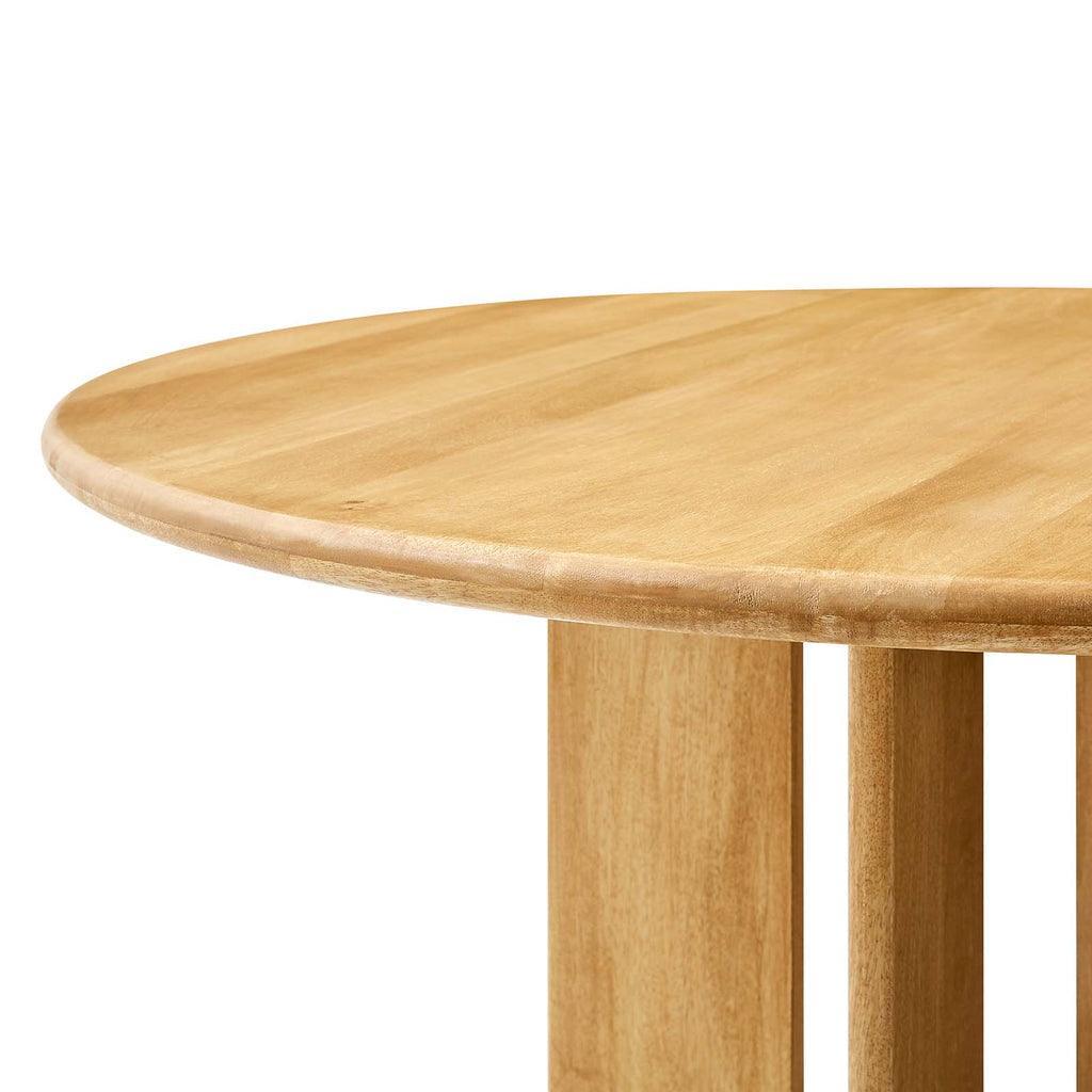 Modway Rivian Round 48" Wood Dining Table Solid Mango FredCo
