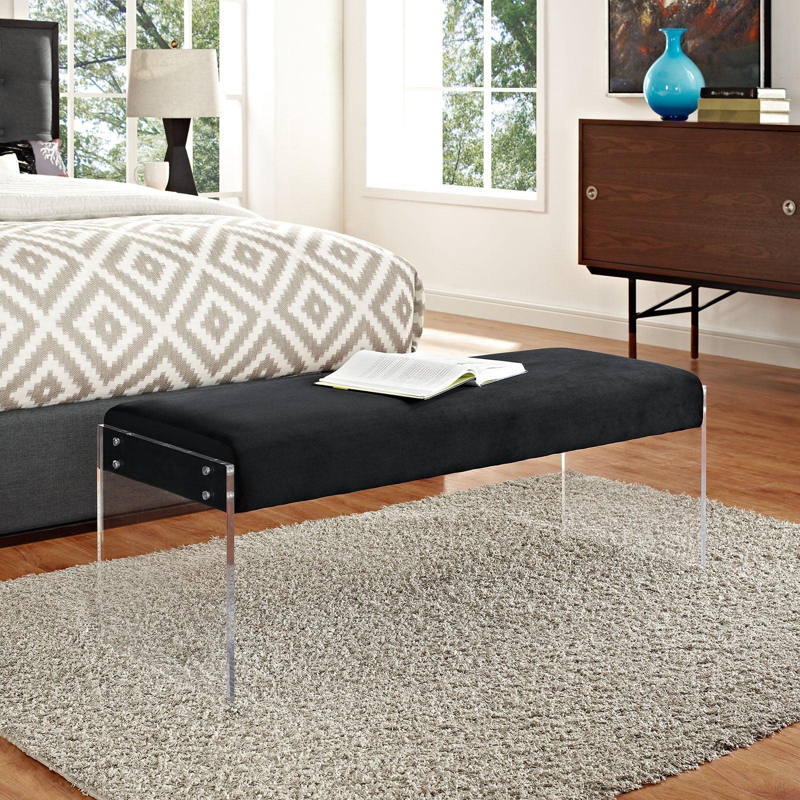Modway Roam Performance Velvet Bench FredCo