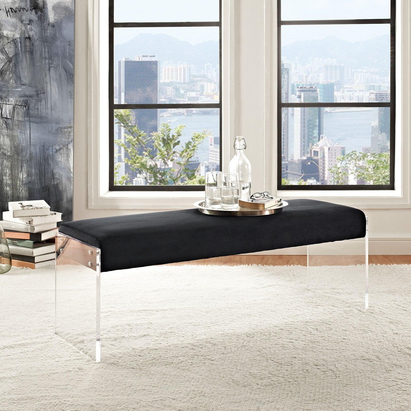 Modway Roam Performance Velvet Bench FredCo