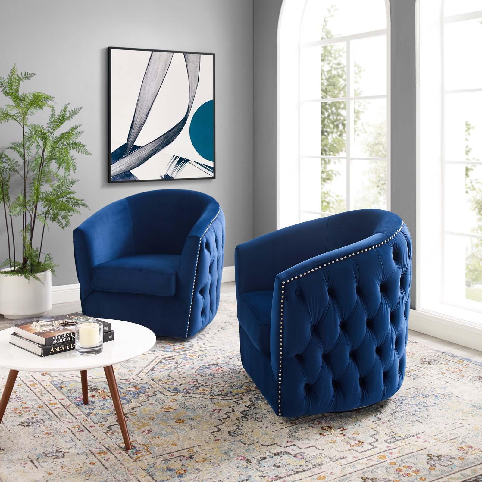 Modway Rogue Armchair Performance Velvet Set of 2 FredCo