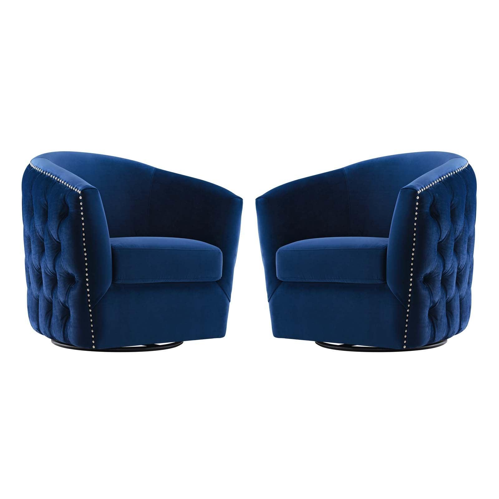 Modway Rogue Armchair Performance Velvet Set of 2 FredCo