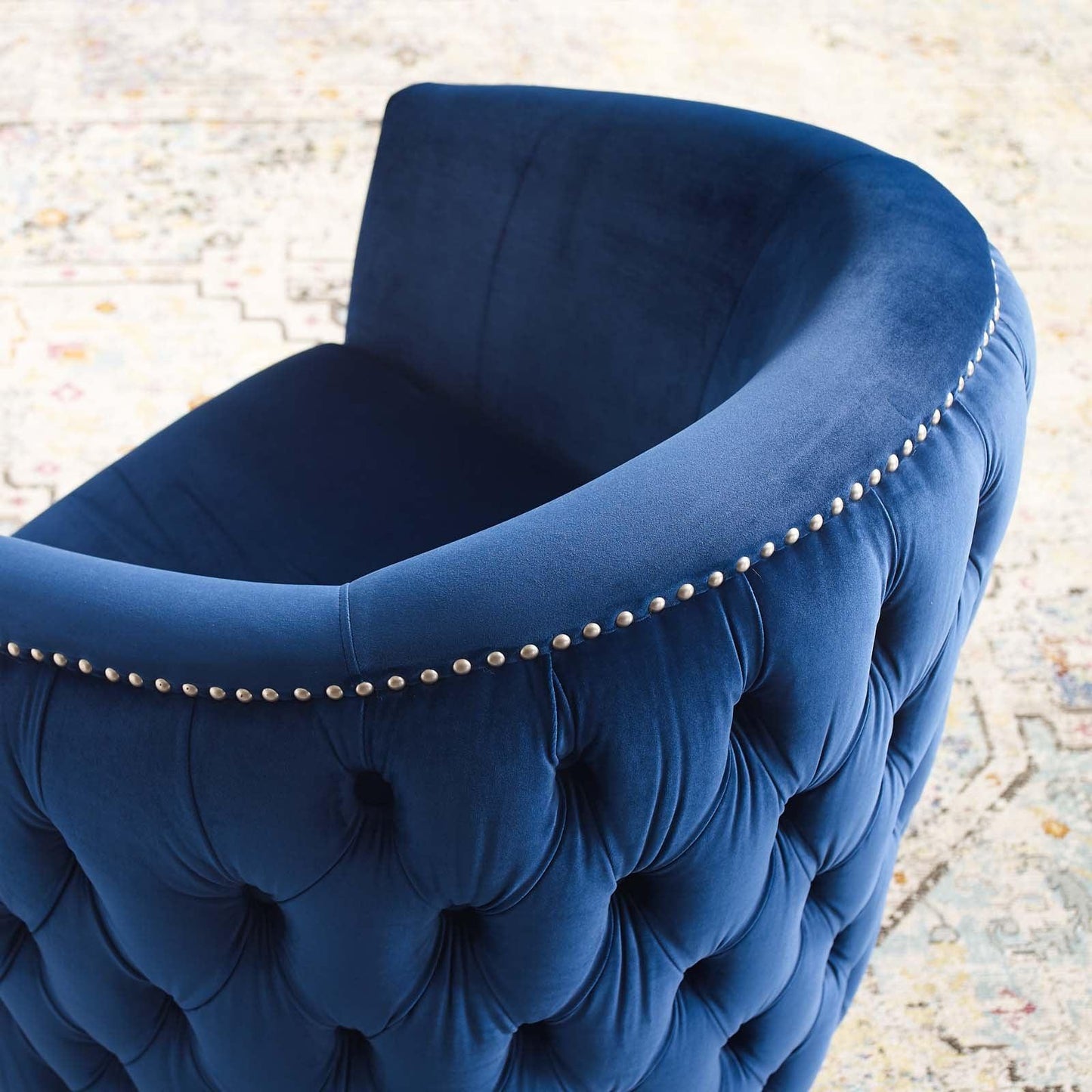 Modway Rogue Swivel Performance Velvet Armchair FredCo