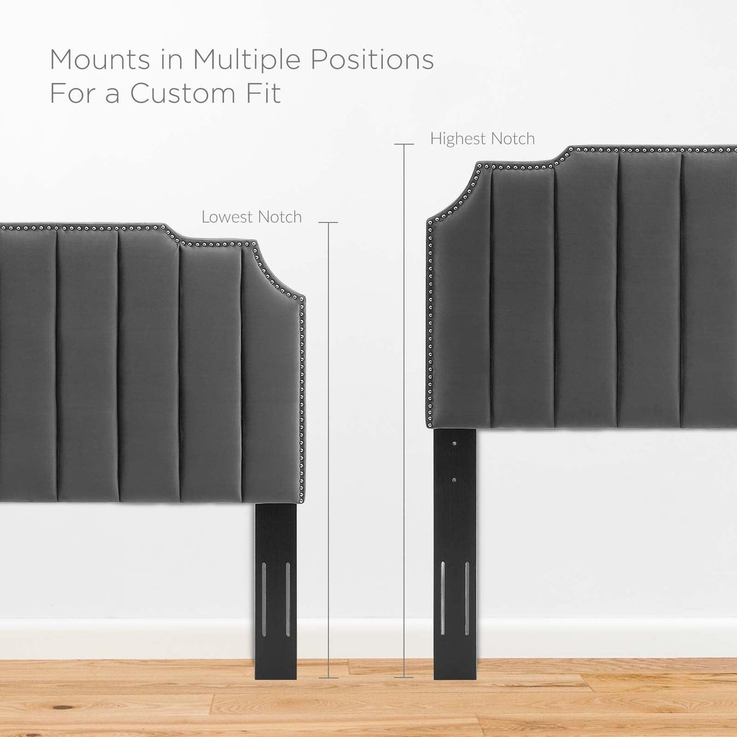Modway Rosalind Performance Velvet Twin Headboard FredCo