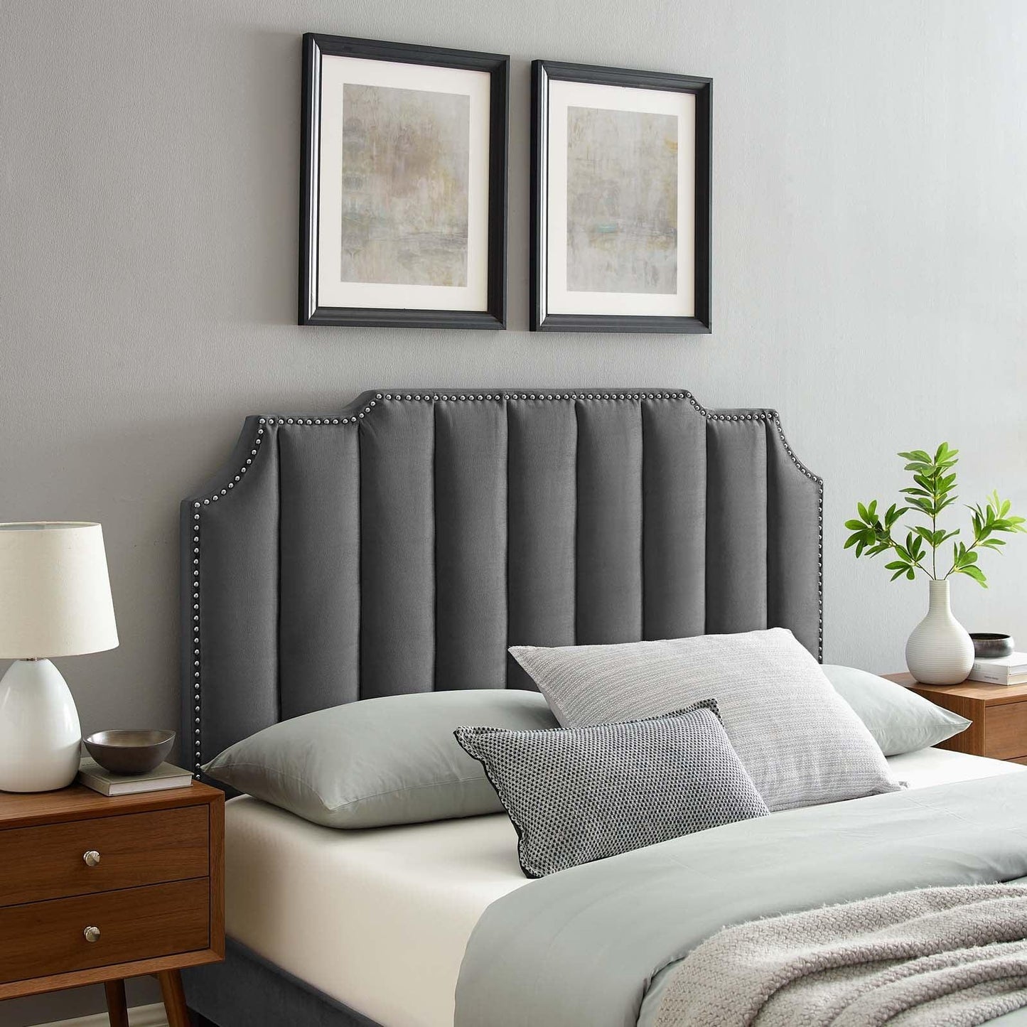 Modway Rosalind Performance Velvet Twin Headboard FredCo