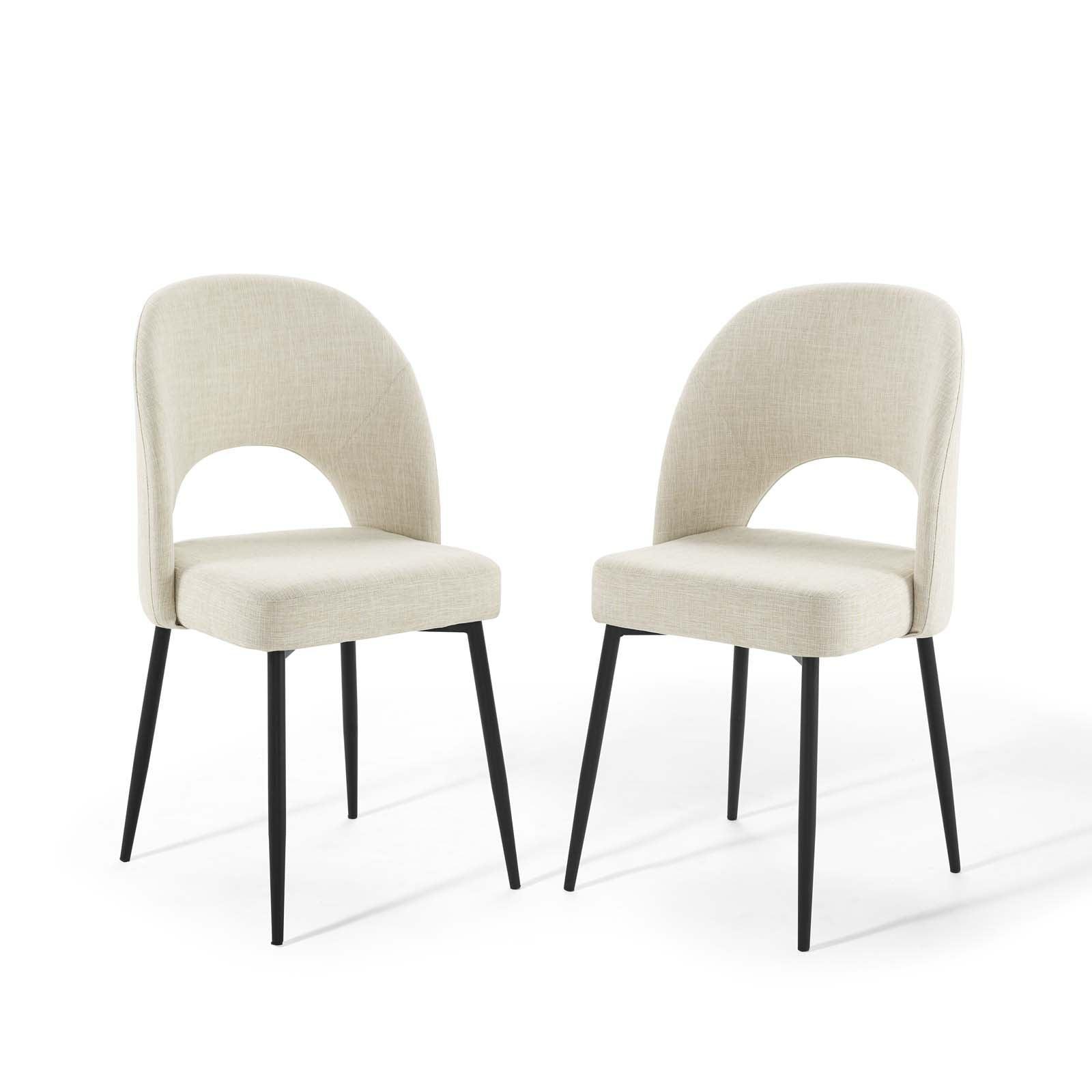 Modway Rouse Dining Side Chair Upholstered Fabric Set of 2 FredCo
