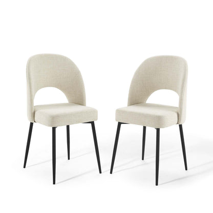 Modway Rouse Dining Side Chair Upholstered Fabric Set of 2 FredCo