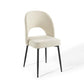 Modway Rouse Dining Side Chair Upholstered Fabric Set of 2 FredCo