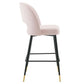 Modway Rouse Performance Velvet Bar Stool FredCo