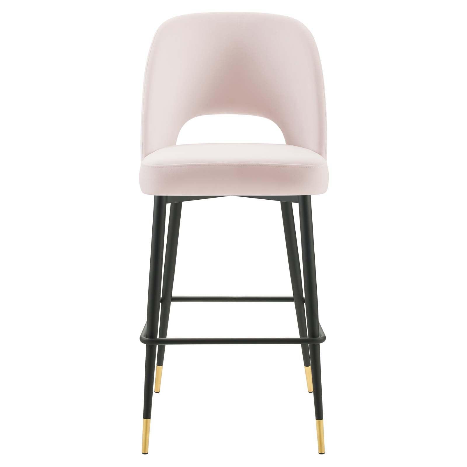 Modway Rouse Performance Velvet Bar Stool FredCo
