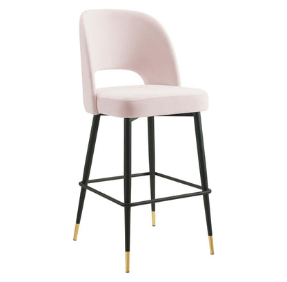 Modway Rouse Performance Velvet Bar Stool FredCo