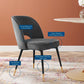 Modway Rouse Performance Velvet Dining Side Chair FredCo