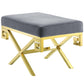 Modway Rove Velvet Performance Velvet Bench FredCo