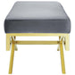 Modway Rove Velvet Performance Velvet Bench FredCo