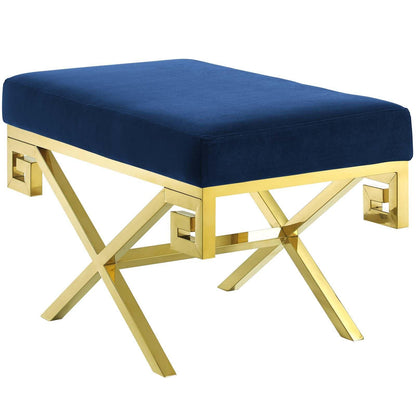 Modway Rove Velvet Performance Velvet Bench FredCo