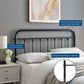 Modway Sage Queen Metal Headboard FredCo